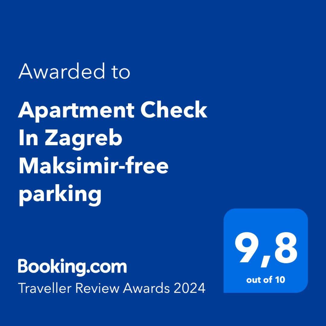 Apartment Check In Zagreb Maksimir-Free Parking Exterior foto